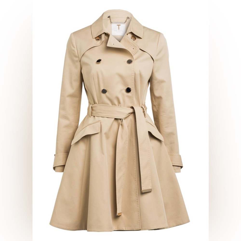 Ted Baker Luciey Traditional Belted Mac Coat